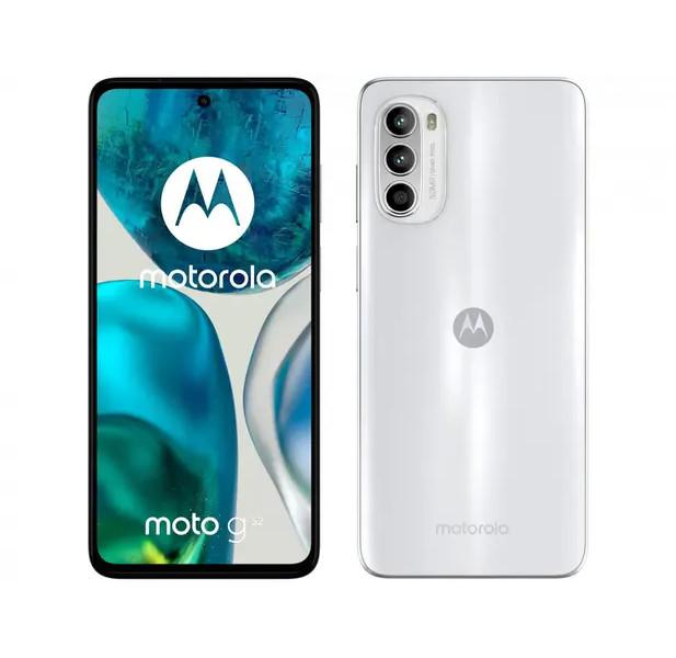 Smartphone Motorola Moto G52 128GB Branco 4G - Octa-Core 4GB RAM 6,6" Câm. Tripla + Selfie 16MP