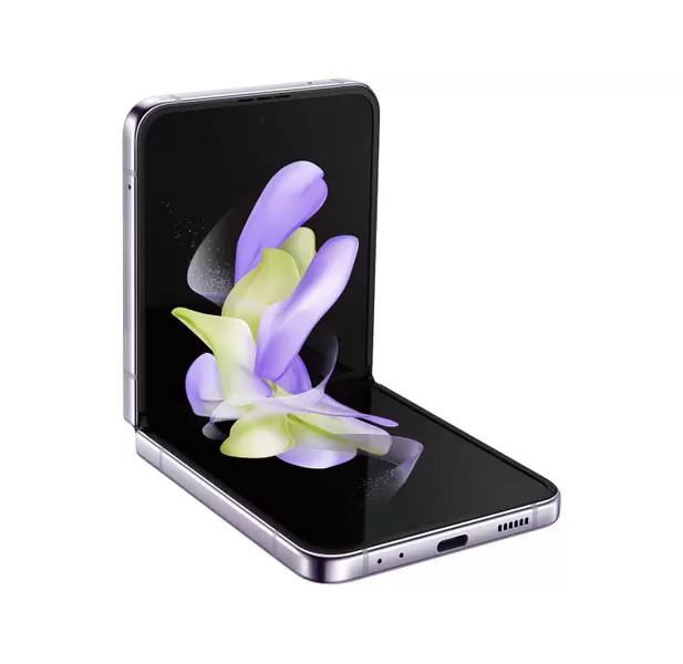 Smartphone Samsung Galaxy Z Flip4 128GB Violeta - 5G Octa-Core 8GB RAM Câm. Dupla + Selfie 10MP