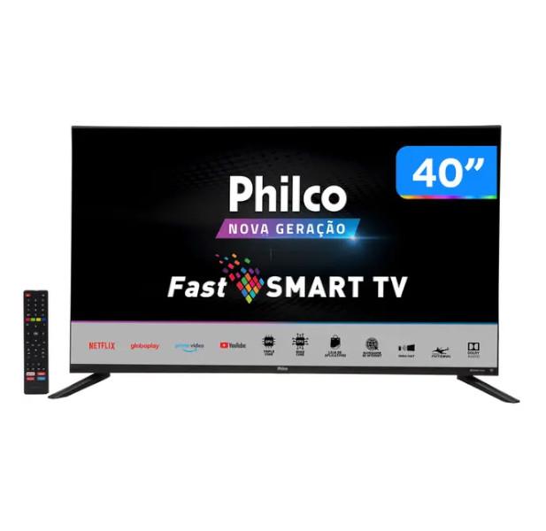 Smart TV 40" Full HD LED Philco PTV40G70N5CBLF VA 60Hz Wi-Fi 3 HDMI 2 USB