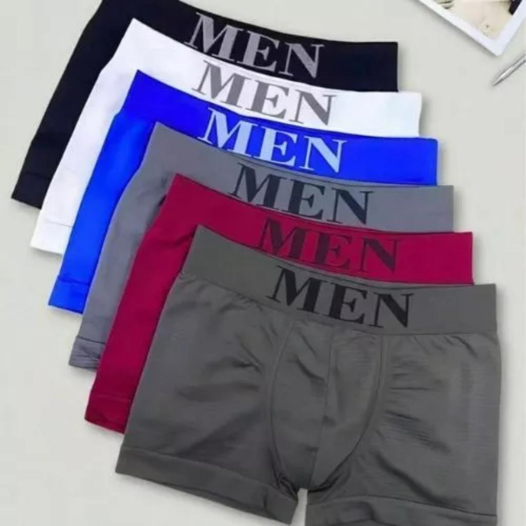 Kit Com 5 Cuecas Boxer Masculina De Microfibra