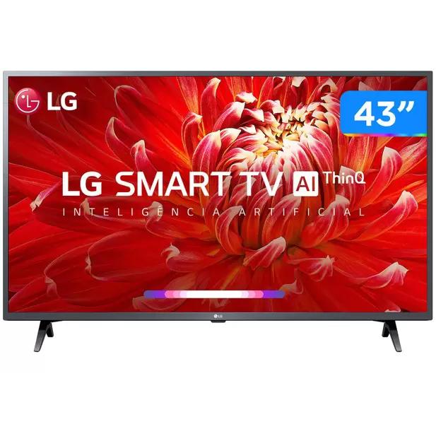 Smart TV 43" Full HD LED LG 43LM6370PSB 60Hz - Wi-Fi Bluetooth HDR 3 HDMI 2 USB